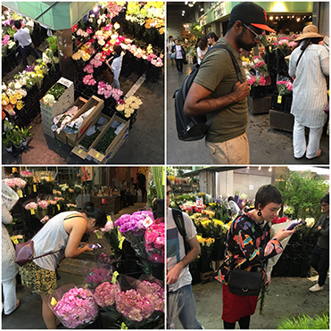Flower market tour